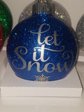 LET IT SNOW ornament